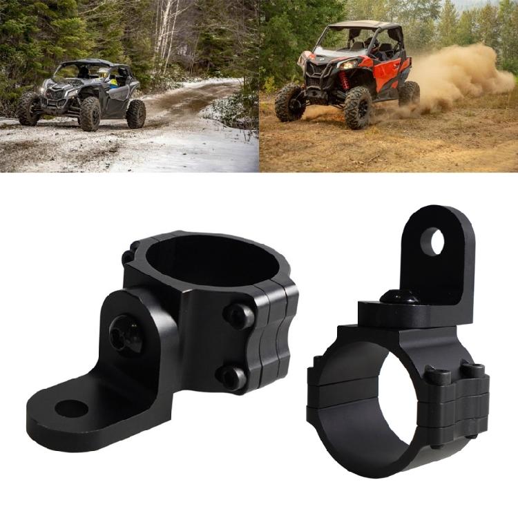 Aluminum Flag Mount Easy Installation UTV Whip Light Mount for Light Bar Adjustable Mounting Bracket 360 Degree Rotation