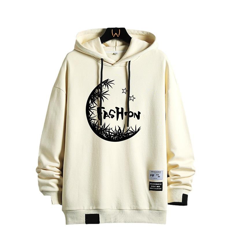 Trendy Brand Hooded Sweater Men'S Spring And Autumn Clothes Jacket Men'S Student Sports Loose Casual Sweater Men