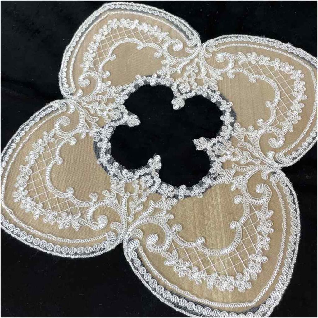 Elegante Innenausstattung Italienische Spitze Tischdecke, Schwarz, 85x85cm, für Schönheitsstudios und Nagelstudios, 12125TC