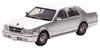 CARNEL 1/43 Nissan Gloria Brougham VIP (PAY31) 1998 Platinum Silver Metallic Finished Product