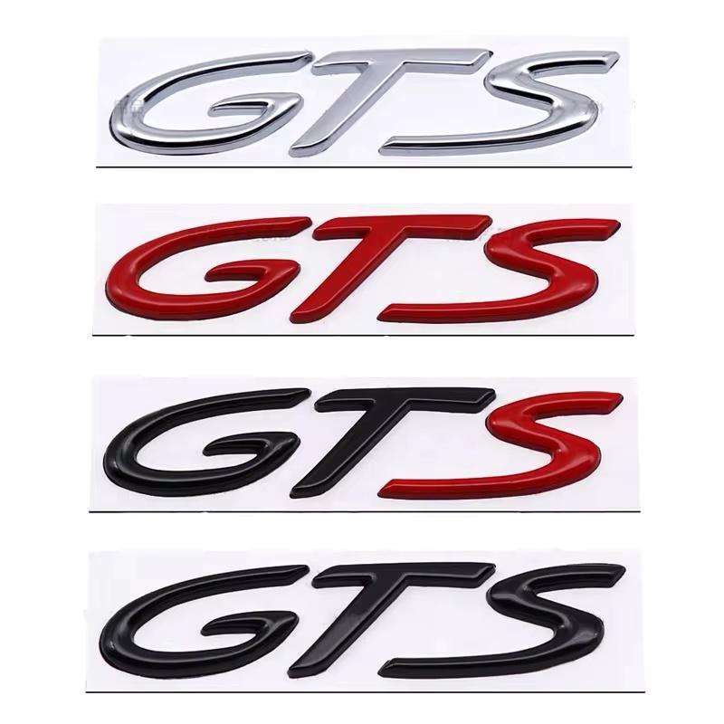 3D Metall GTS Autoaufkleber Englischer Buchstabe Auto Heckemblem Kotflügel Seite Heckklappe Kofferraum Plakette Aufkleber Zubehör