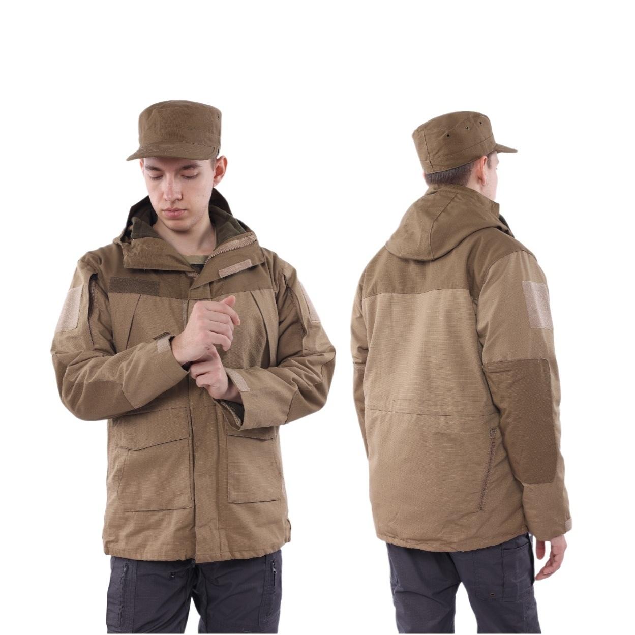 Adult ribstop windproof Jacket With Detachable Fleece Jacket XS