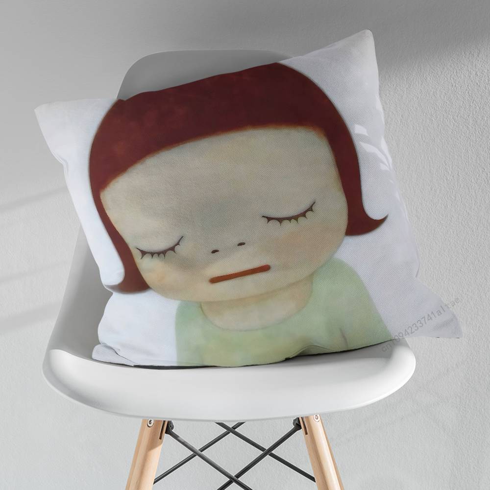 Cute Art YYoshitomo NNara Pillow Case For 30x30cm45x45cm55x55cm For Home Bedroom Decoration And Protector