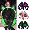 Silicone Cat Kitty Ears Lovely Attachable Accessory for  Kraken V2 special/Kraken 2019/ Kraken TE /7.1 V2 headphone