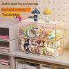 Transparent Plastic Hair Accessories Storage Box Lightweight Countertop Cosmetic Storage Box