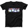 Floral Ghosts Cute Halloween Funny Gift Tee Black T Shirt 156