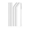 High Borosilicate Glass Straw Set Reusable Straw 12mm Wide Smoothie Straw for Bubble Tea Milkshakes Drinking for Bar Accessories