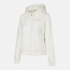 Descente Women'S Soft Training Hooded Zip-Up Jacket Cream Sr122Pft12