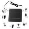 4W 12V Monocrystal Silicon Solar Panel 5521 Female Waterproof High Efficiency Outdoor Garden Lights Security Cameras Solar Powered Panel