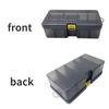 Double Layer Lure Tackle Box Removable Plastic Fishing Tackle Box Fake Bait Hook Fishings Gear Tool Multifunctional Storage Box