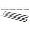 5x Carbon Fiber Strips High Strength Wear Resistance Carbon Fiber Rods for Model Aircraft RC Planes Radio Controlled Vehicles