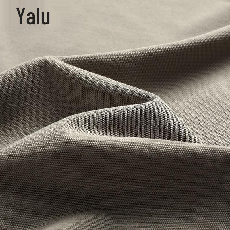 Yalu Men's Embroidered Breathable Cotton Polo T-Shirt