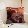 game art manga anime Slow Damage Towa cushion cover Plush Fabric Soft Double Sided Print Sofa Cushion Cover Throw Pillow Covers