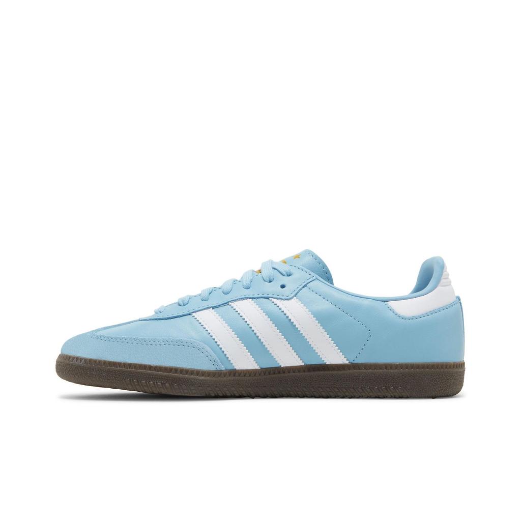 adidas Samba Team 'Argentina' (Unisex) Clear Blue / Cloud White / Tactile Blue Skateboard Shoes HQ7037