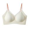Traceless steel rim lace beauty back underwear women's soft support close sub-breasts small breasts gathering vest liquid foundation bra cover