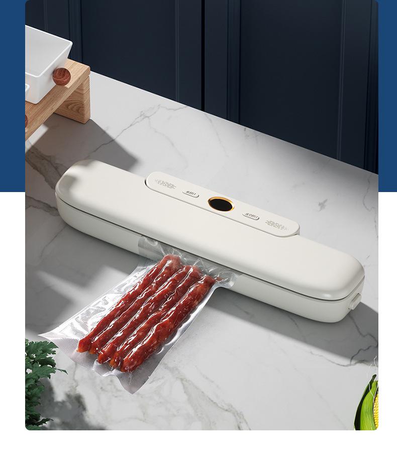 Custom Automatic Vacuum Sealer for Food Preservation - Compact and Compatible with Various Bags