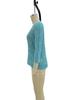 Spring/Summer 2025 Crochet Hollow Seven-Sleeve Off-the-Shoulder Pullover Sweater for Women