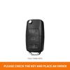 Zinc Alloy Leather Car Key Case For Volkswagen Polo Passat Tiguan B5 B6 B7 Lavida Beetle Scirocco Golf 4 5 6 Mk6 Jetta Key Fob