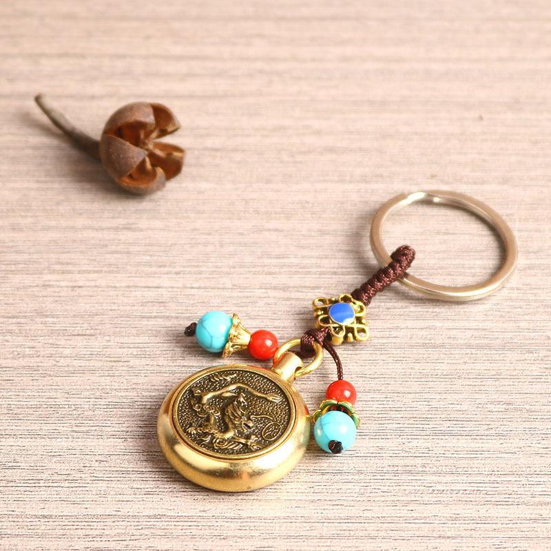 Horse Pendants Chinese Zodiac Keychain Vehicle Pendants 2026  Year Souvenir