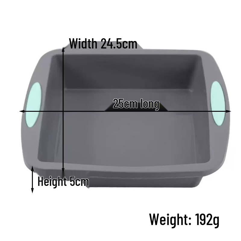 High-Temperature Resistant Silicone Cake Mold – Easy Release for Chiffon, Toast, Cookie, and Muffin Baking