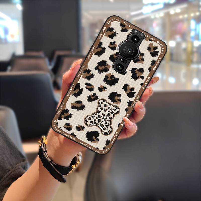 Soft Case Silicone Phone Case For Sony Xperia Pro-I Anti-knock Anti-dust Shockproof Full Wrap Cartoon Fashion Design TPU