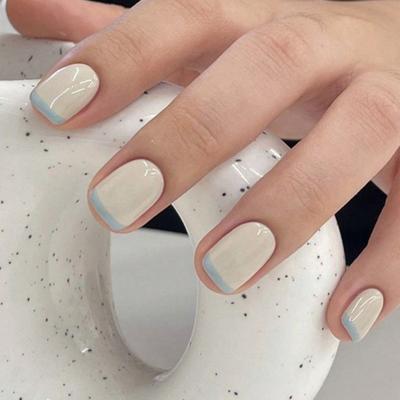 Yousheng 24Pcs Fake Nails DIY Manicure Tool Beautiful Perfect Fitting Wide Application Fake Nails Women Accessories