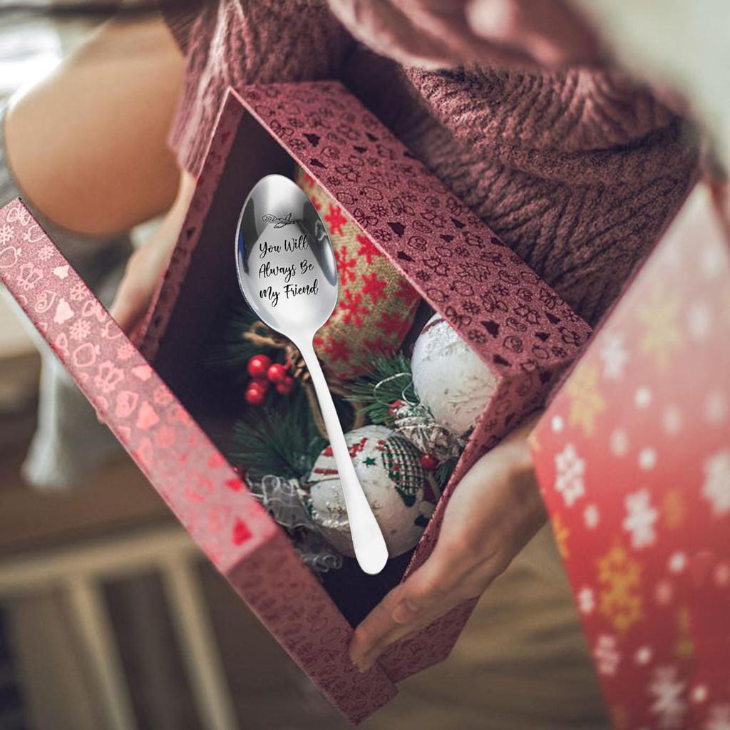 Engraved Spoon Best Present for Husband Madam Family and Friends Tableware
