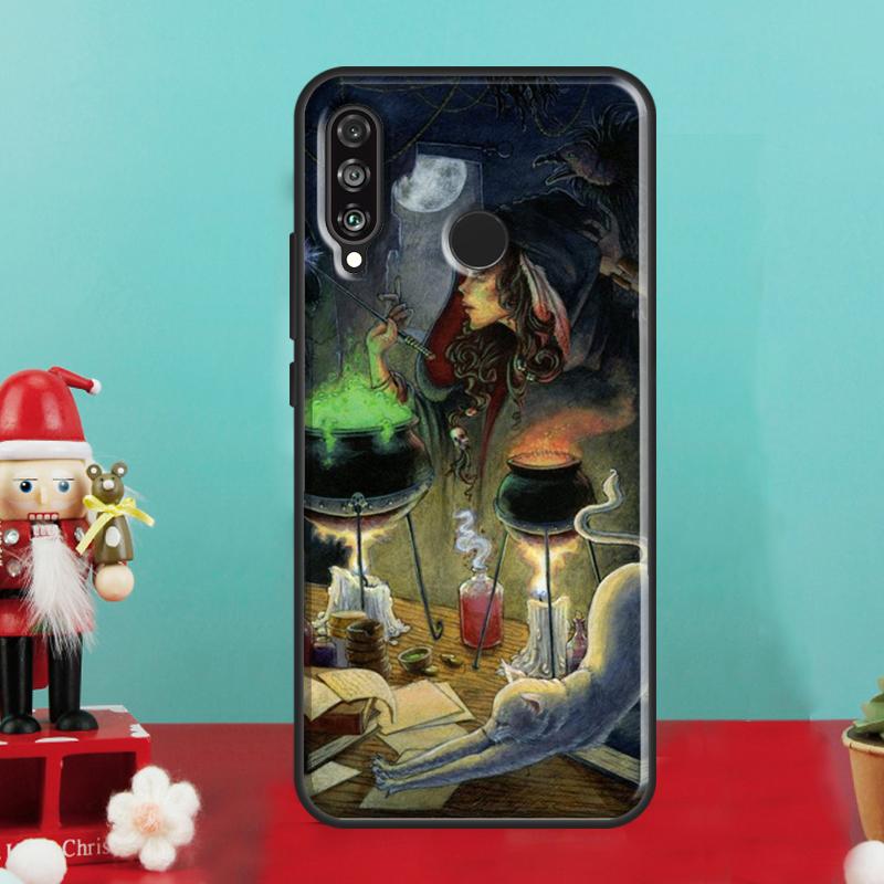 Halloween Böse Hexe Für Huawei Nova Y70 Y90 Y60 Y72 Y61 Y91 12s 12i 11i 7i 8i 9 10 SE P60 Pro P30 P40 Lite Hülle