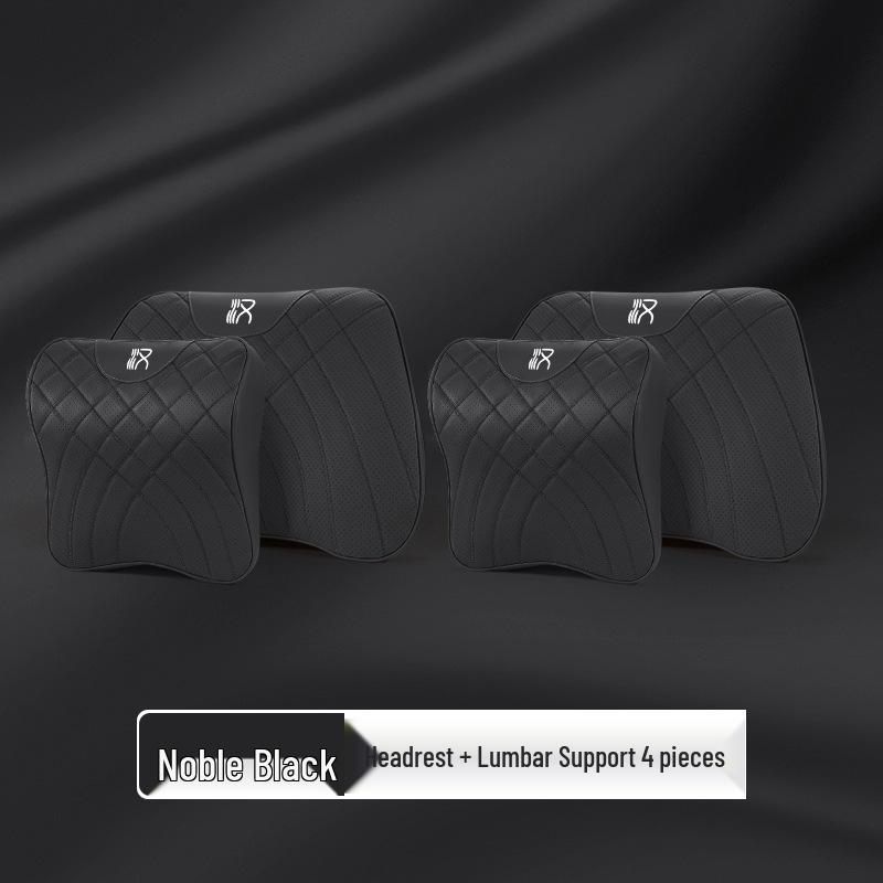 BYD Han Neck and Lumbar Support Set: All-Season Universal Fit for Dolphin, Seagull, Seal, Song, and Qin Plus Models