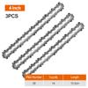 4Inch 6Inch Mini Steel Chain Saw Chains Electric Chainsaws Accessory Chains Replacement Mini Electric Chainsaw Chains