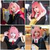 Anime SPY×FAMILY Role Wig Stage Sitcom Perform Clothing Match Simulation Short Hair Anya Forger Character Modeling Bob Haircut