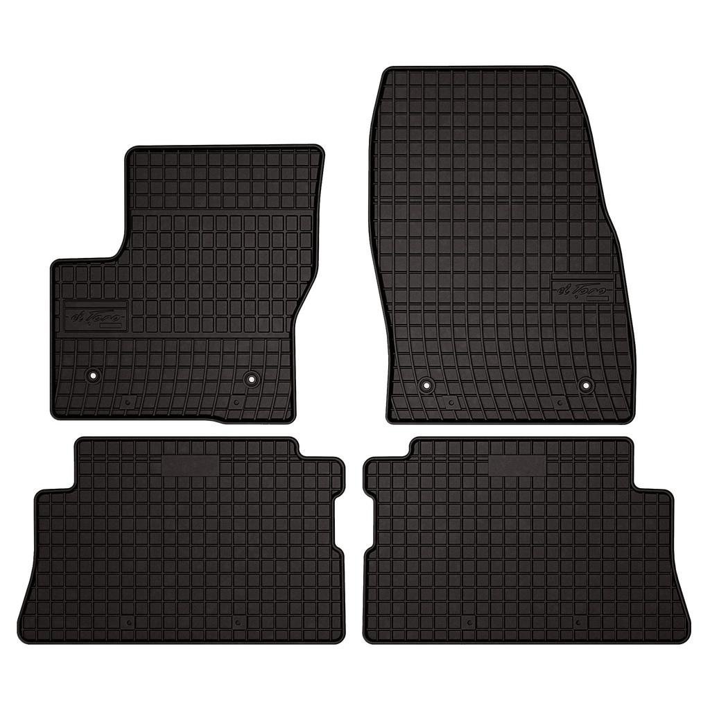 Rubber Car Floor Mats For Ford Escape Mk3 Suv (2012-2019), Fitted