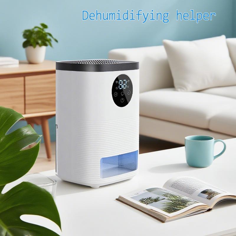 Household Dehumidifier Good Helper Indoor Small Size Without Taking Up Space Intelligent Water Full Self-Stop HD Digital Display