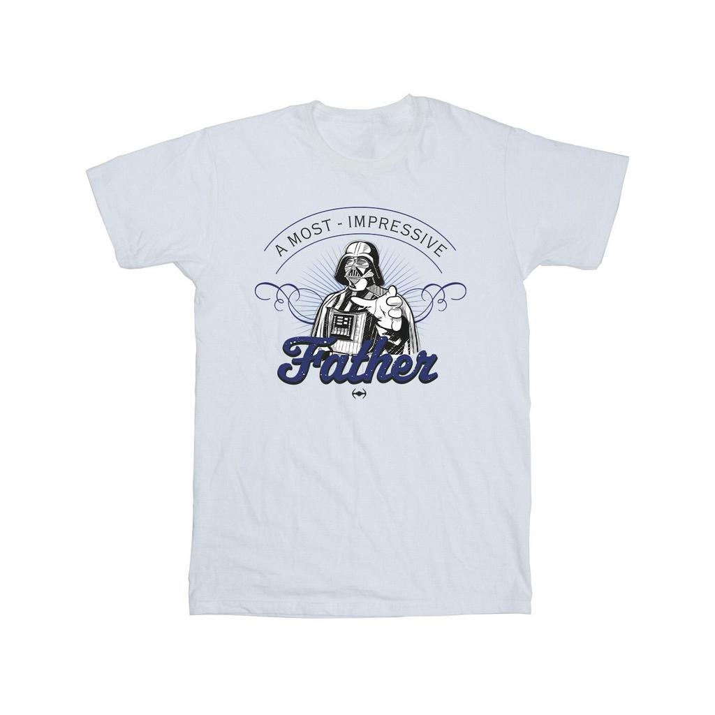 STAR WARS Mens A Most Impressive Father Cotton T-Shirt