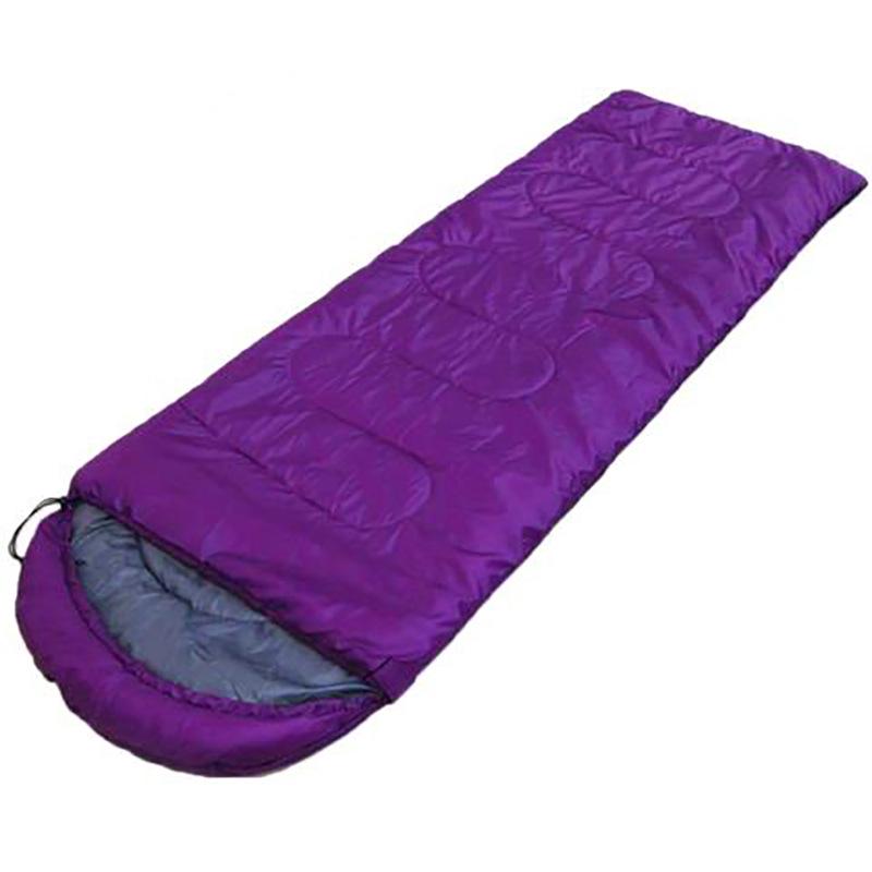 

Insulated Dirt-Proof Adult Portable Sleeping Bag for Camping, Hiking, and Outdoor Use 700 g фіолетовий