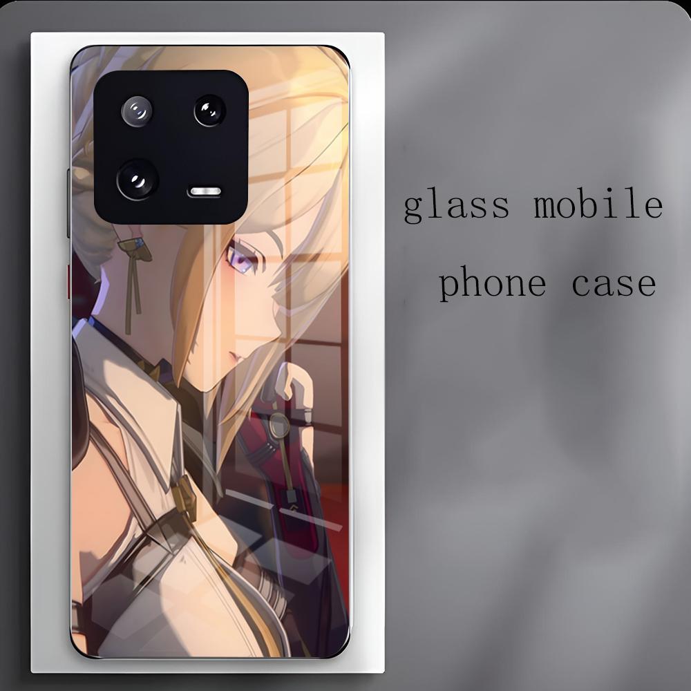 

Чехол для телефона Evelyn Chevalier Подходит для Xiaomi 15 14 13 12 11 POCO REDMI NOTE Pro Стеклянный чехол для телефона Премиум Новый Популярный Xiaomi POCOX5PRO5G-1