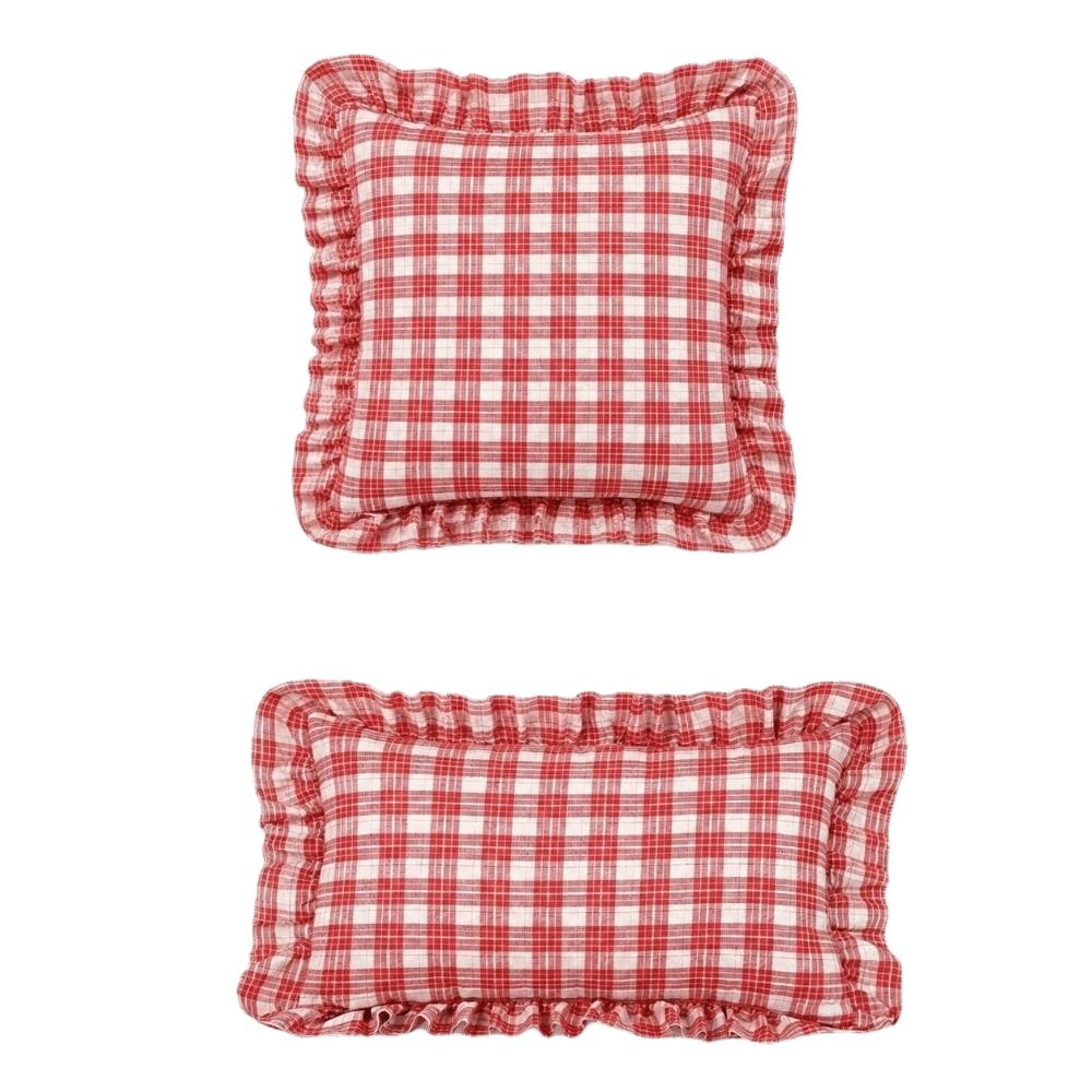 Square Shape Plaid Cushion Cover 30x50cm Decorative Pillow Cover  Living Room Decor