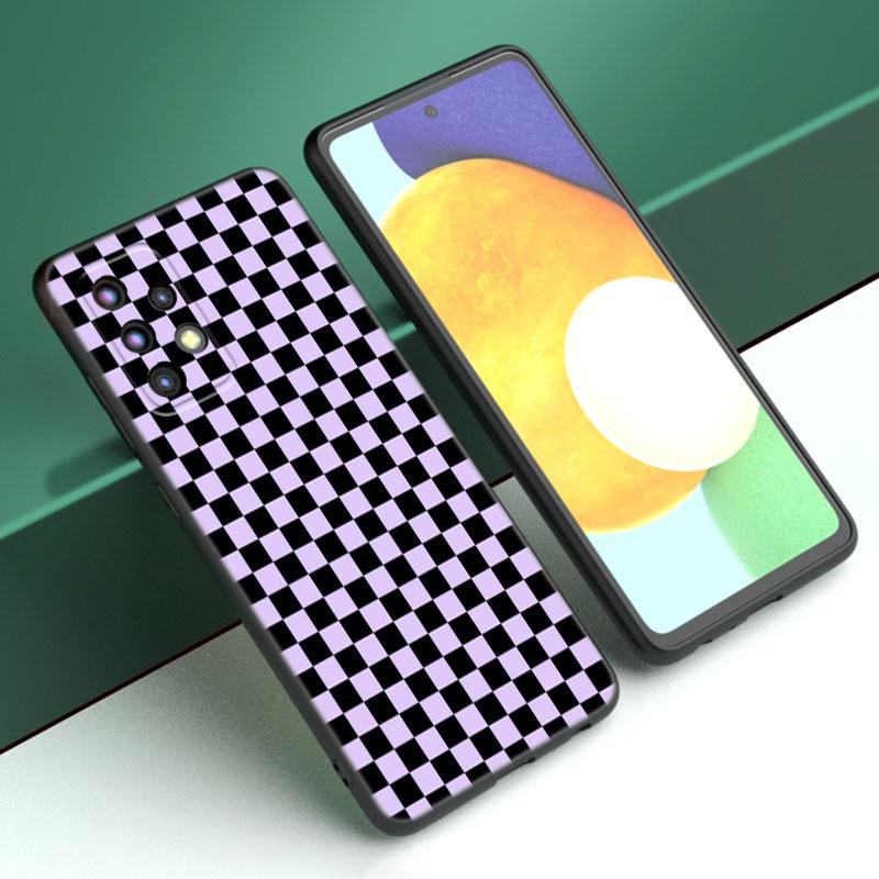 

Черный белый клетчатый чехол Zebra для Samsung A04 A21 A30 A50 A52 S A13 A14 A22 A23 A32 A53 A73 5G A11 A12 A31 A33 A51 A70 A71 A72 Samsung A73 5G