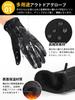 Fishing with Wrist Support To Prevent Ideal for and Men and Women Gloves, Openable, Two-Finger Opening, Non-Slip, Warm, Fleece-Lined, Waterproof,