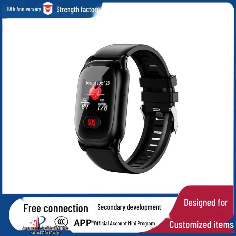 Elderly Smartwatch: GPS, 4G, Blood Pressure & Heart Rate Monitor