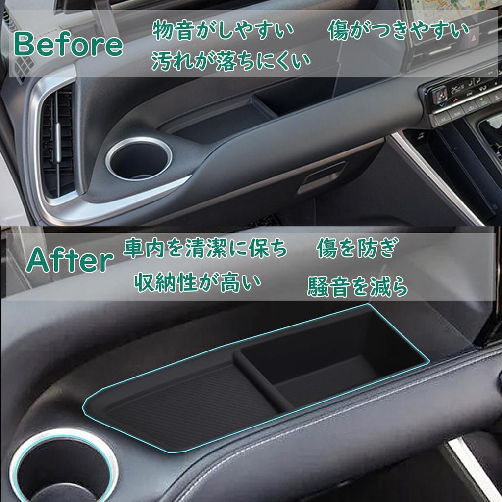 LunarCorky Passenger Seat Open Tray Mat with Dedicated Cup Holder for Voxy 90 2022 Voxy Noah Passenger Seat Tray Voxy Noah 90 Series Cup Voxy 90