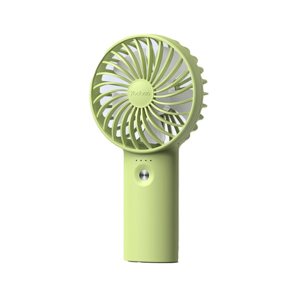 (Mint Green) YOOBAO Y-F3 6000mAh Handheld Fan Mute Cooling Fan 3 Speeds Adjustable