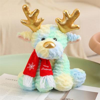 Plush Toy Christmas Dolls  Elk Dolls Ornaments Holiday Decoration Event Christmas Dolls 1pcs