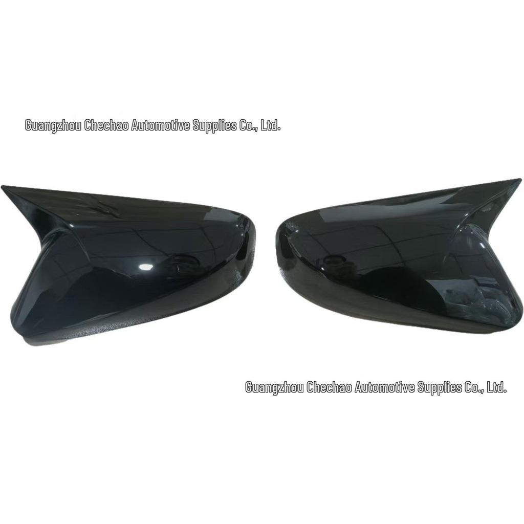 Carbon Fiber Pattern Horn-Shaped Rearview Mirror Cover for 2011-2021 Hyundai Elantra