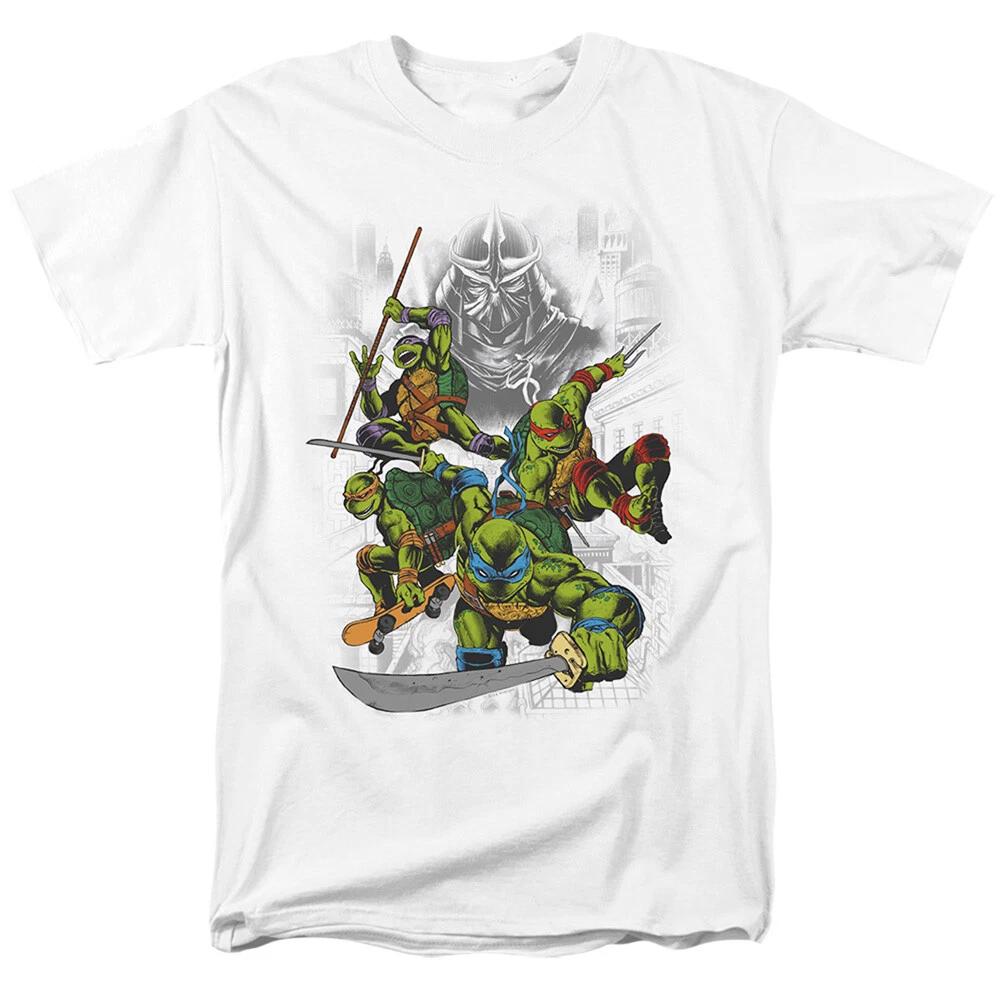 

TFFnage Mutant Ninja Turtles Shredder & Turtles T-Shirt - To 5X M