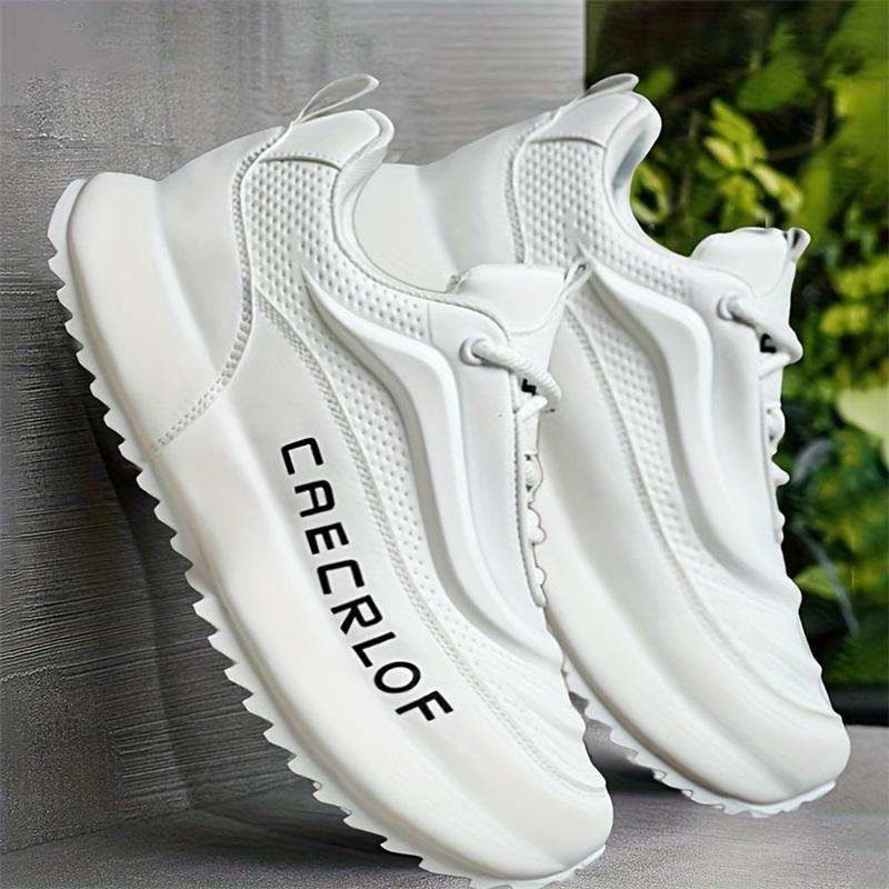 

Мужские легкие спортивные кроссовки - нескользящая амортизация, толстая подошва, подходят для фитнеса, спорта и повседневной носки в любое время года. 48 белый