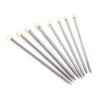 22Pcs Knitting Needles Stainless Steel Straight Single Pointed   Wool Weaving Tools(35cm )