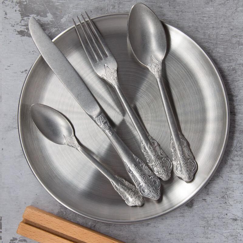 Zuo Zhixun European Retro 304 Stainless Steel Dinner Forks (Set of 2)