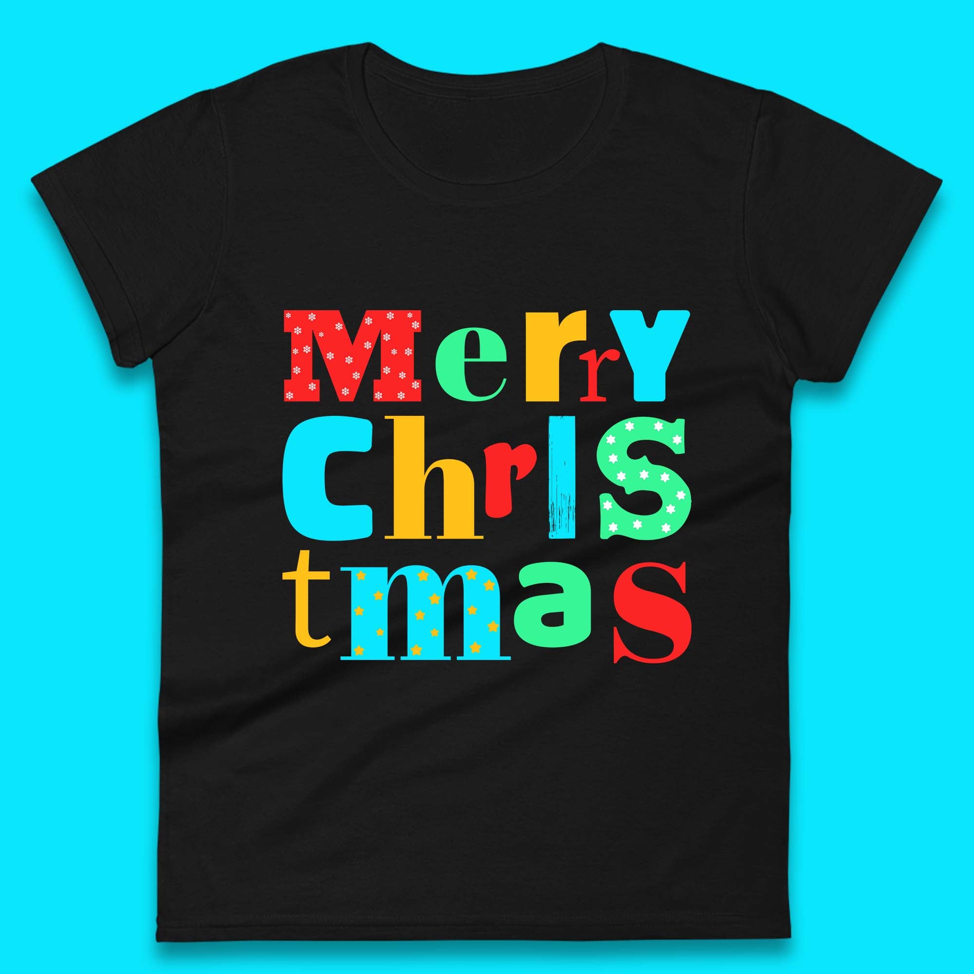 Merry Christmas Womens T Shirt Mens Tops Tees Unisex Christmas Top S