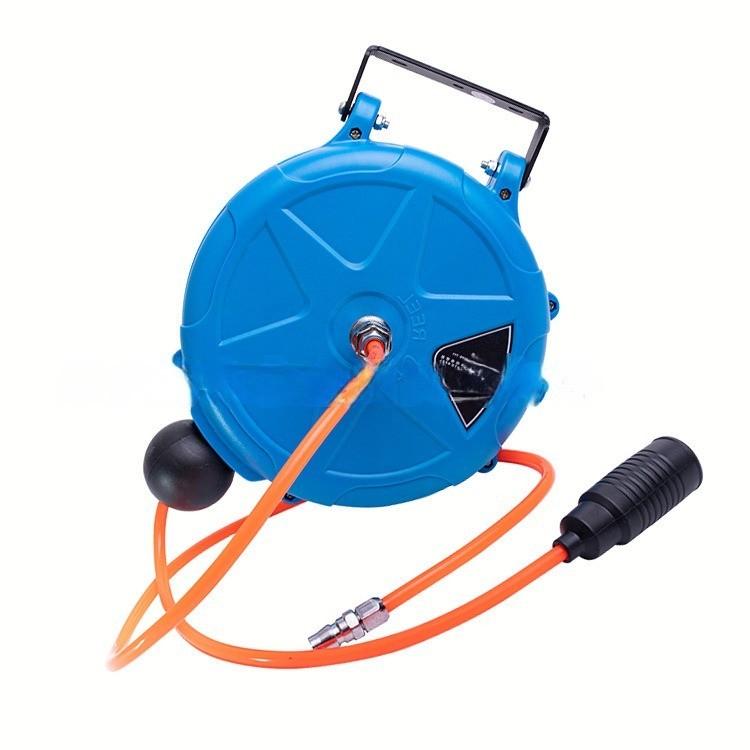 PU Tube Mini Air Drum Automobile Repair Tube Winding Tool Wall Mounted Automatic Retractable Hose Pipe Reel